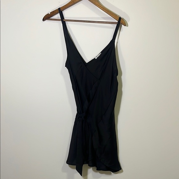 Free People L8227 Women's Black Like Me Or Love Me Slipdress, Small - Picture 2 of 7